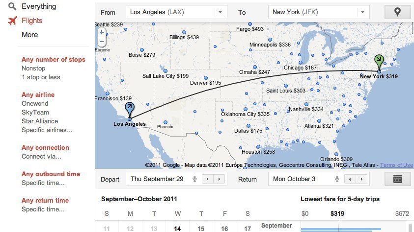 google flights