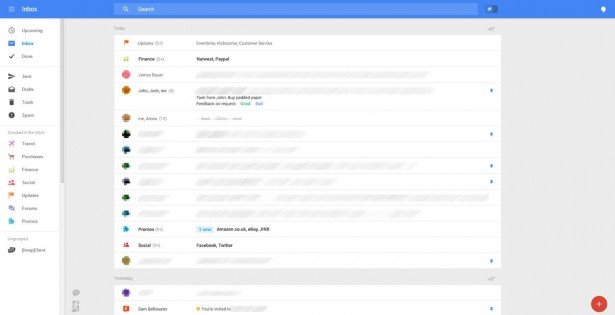 gmail interface
