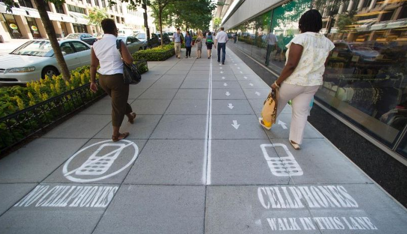 Want to Text and Walk? Now You Have Your Own Lane