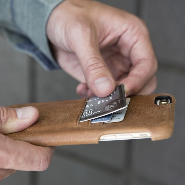 Hex Solo iPhone 6 Plus Wallet Case holds all your cards in one place