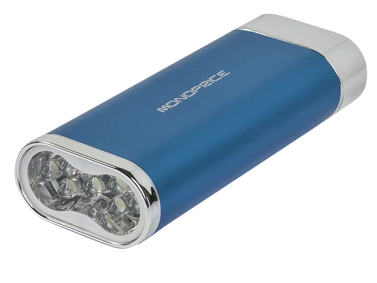 Monoprice’s Battery Backup and LED Flashlight for iPhone, iPod comes with a 5,200mAh battery